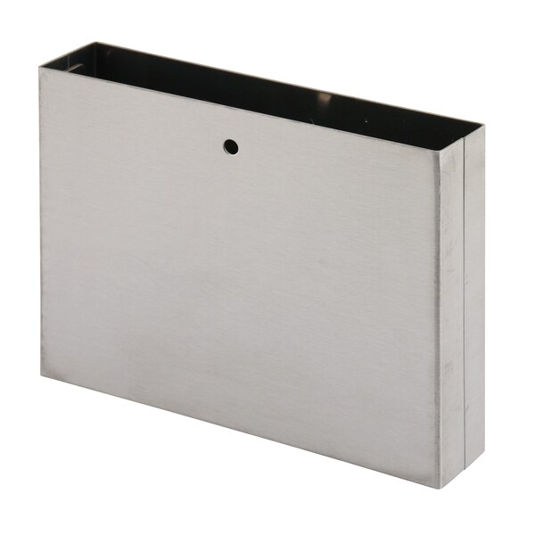 Pilaster Shoe, Fits 5-in. Wide Pilasters, Stainless Steel, Square End (Single Pack)